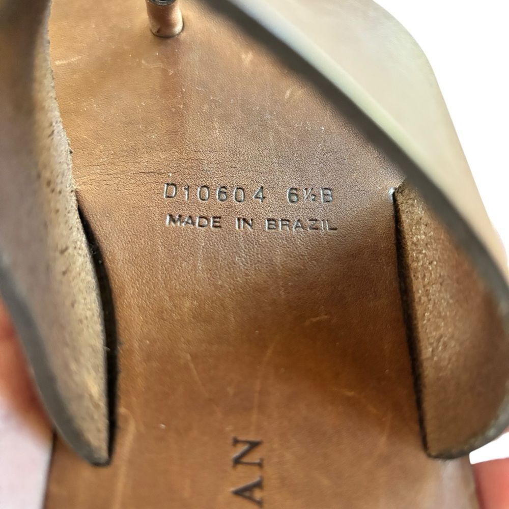 Vintage Cole Haan Country Women’s Brown Leather Toe Thong Boho Sandals 6.5B - Picture 8 of 11